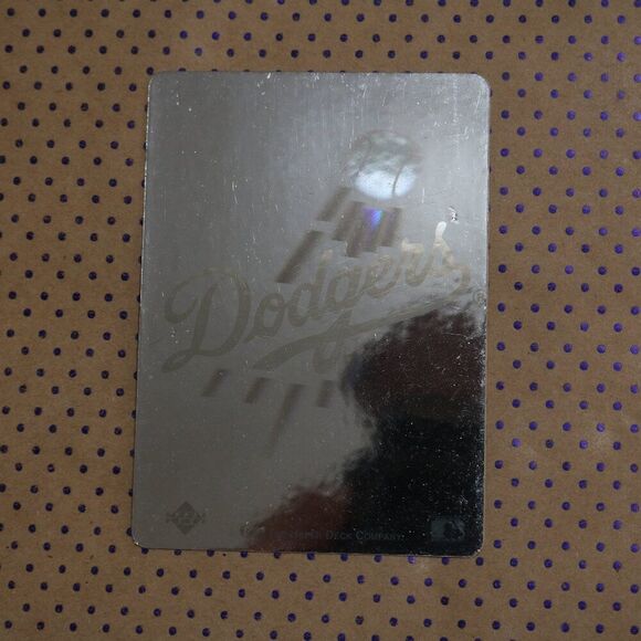 LA Dodgers Holo Sticker Baseball Card - Picture 1 of 2